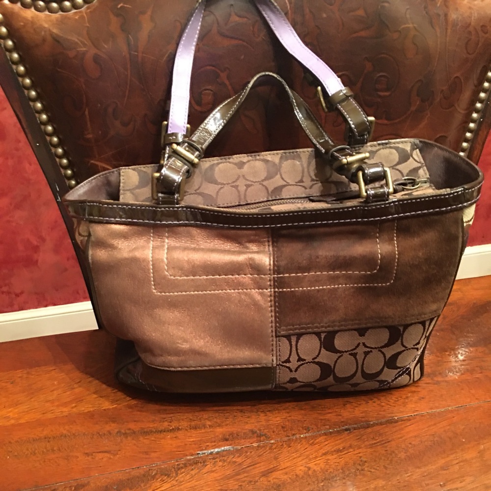 Coach patchwork purse